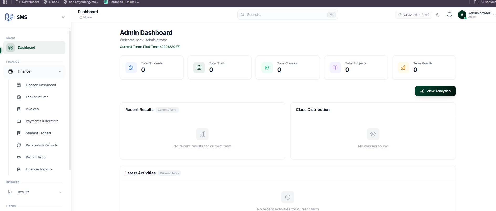 School Mangement System screenshot 4